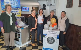 A.JU.PEN.SAL. realizó el sorteo de un lavarropas y anunció el próximo premio
