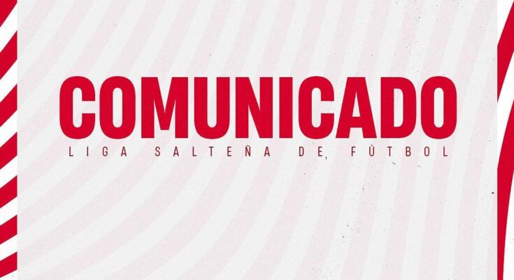 La Liga Salteña de Fútbol suspendió la etapa de la Divisional Primera B
