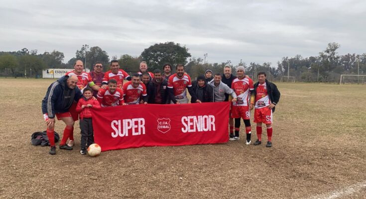 Liga de Fútbol Súper Senior: Ceibal B ganó su partido atrasado en la Divisional A y trepó al tercer puesto de la tabla