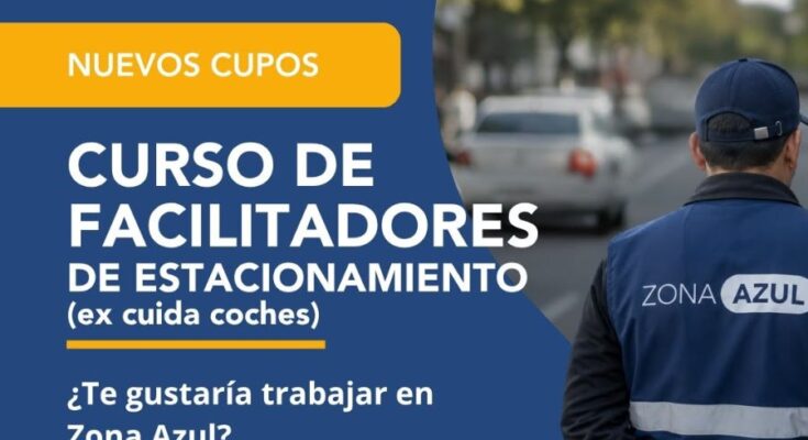 Innovación y Desarrollo realizará una nueva capacitación para facilitadores de estacionamiento