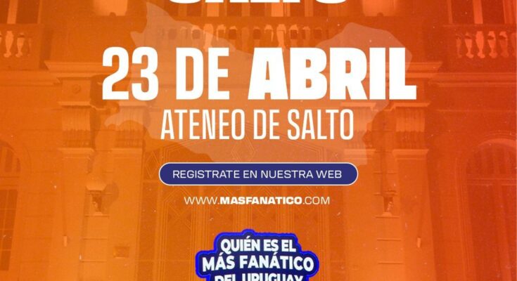 Scelza llega a Salto con “¿Quién es el más fanático?”: concurso para medir conocimientos de fútbol Scelza llega a Salto con “¿Quién es el más fanático?”: concurso para medir conocimientos de fútbol