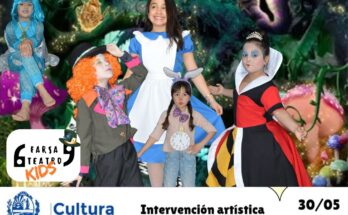 Farsa Teatro Kids realizará una intervención artística en las plazas Artigas y Treinta y Tres Orientales