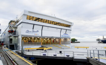 Comienza a operar ferry 100% eléctrico de gran porte que unirá Uruguay y Argentina
