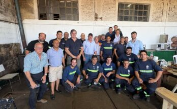 Albisu se pagó el asado y compartió el almuerzo con funcionarios municipales