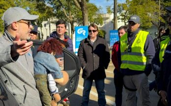 Mayo Amarillo: jornada sobre sistemas de retención infantil promovió la seguridad vial en Salto