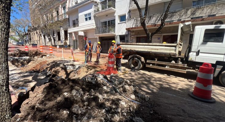Corte de tránsito en calle Artigas por trabajos de reparación del hormigón Corte de tránsito en calle Artigas por trabajos de reparación del hormigón