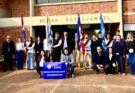 Por primera vez, el Hogar Universitario del Gobierno de Salto participó del tradicional desfile del 25 de Agosto