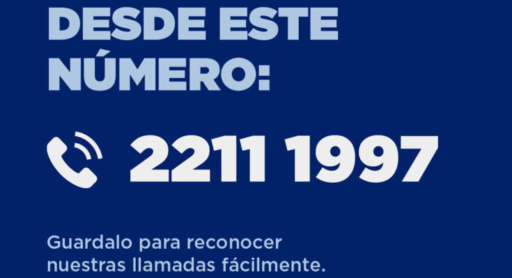 Nuevo número de llamadas desde el BPS: 2211 1997