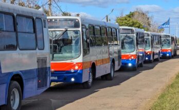 El Gobierno de Salto inició la renovación de la flota de ómnibus para el transporte urbano