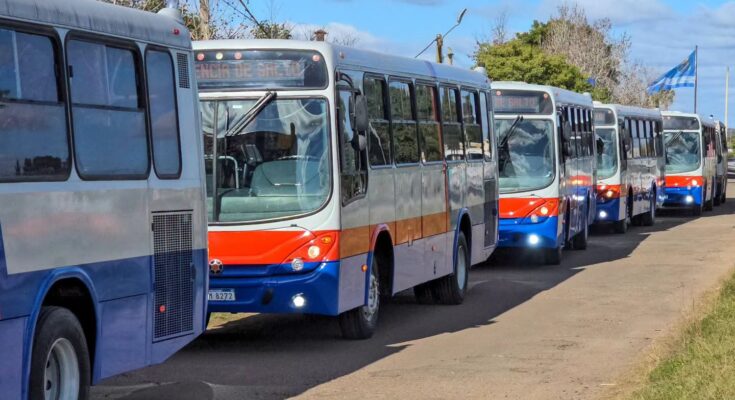 El Gobierno de Salto inició la renovación de la flota de ómnibus para el transporte urbano