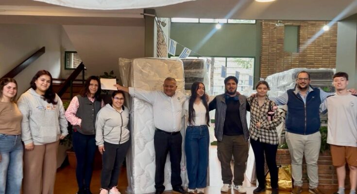 El Hogar Universitario renovó la totalidad de sus colchones El Hogar Universitario renovó la totalidad de sus colchones