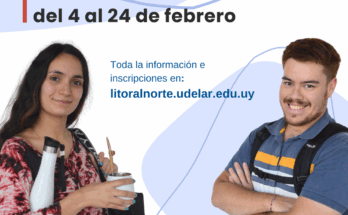 Próximo miércoles comienza el Período de inscripciones para ingresar a la sede Salto de la Universidad de la República