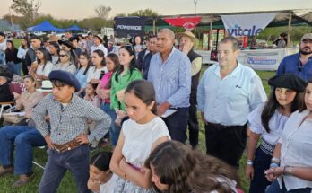Albisu y Galliazzi acompañaron la 23ª edición del Festival Nacional del Joven Rural en Rincón de Valentín