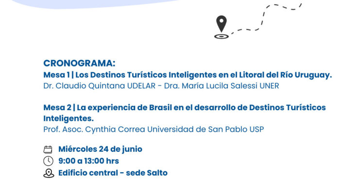 Jornada Académica “Destinos turísticos inteligentes: una mirada desde el Mercosur” Jornada Académica “Destinos turísticos inteligentes: una mirada desde el Mercosur”