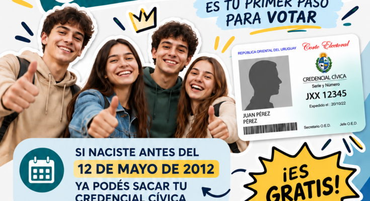 Campaña institucional promueve que los jóvenes tramiten su primera Credencial Cívica