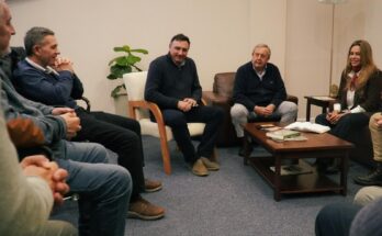 Albisu recibió a Carlos Lecueder, quien presentó el proyecto de ampliación de Salto Shopping por US$ 17 millones