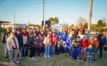 La plazoleta del barrio Grattone fue oficialmente designada con el nombre de “Don Luis Villegas”