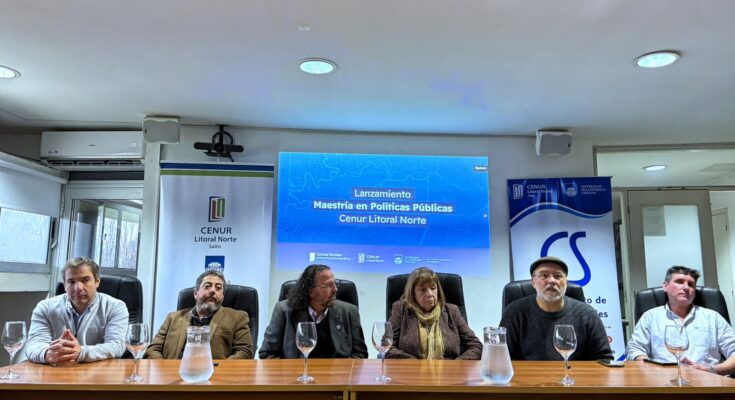 Se realizó el lanzamiento de la Maestría en Políticas Públicas que se impartirá en la sede Salto del Cenur Litoral Norte de la UdelaR