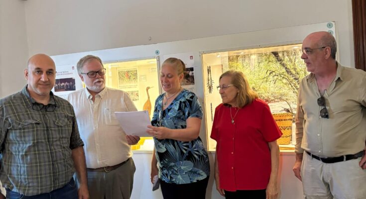 Autoridades culturales de Salto visitaron el Museo de Antropología y Ciencias Naturales de Concordia