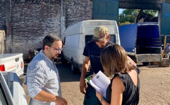 El Gobierno de Salto brindó apoyo a trabajadores afectados por el incendio en el Mercado Regional