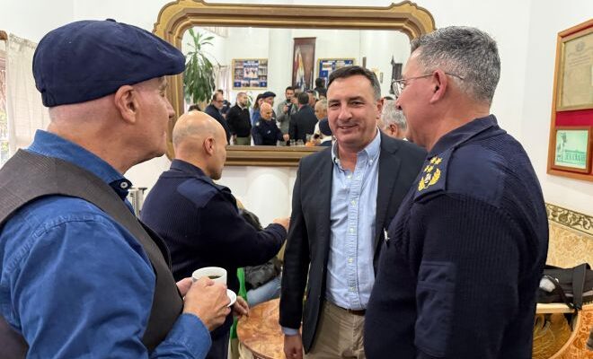 Albisu mantuvo encuentro con el Ministro del Interior en Salto Albisu mantuvo encuentro con el Ministro del Interior en Salto