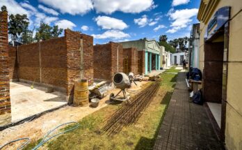 Intendencia realiza tareas de mantenimiento y ampliación en el Cementerio Central
