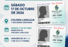 Oficina Inscriptora Móvil estará en Colonia Lavalleja el sábado 17 de octubre.