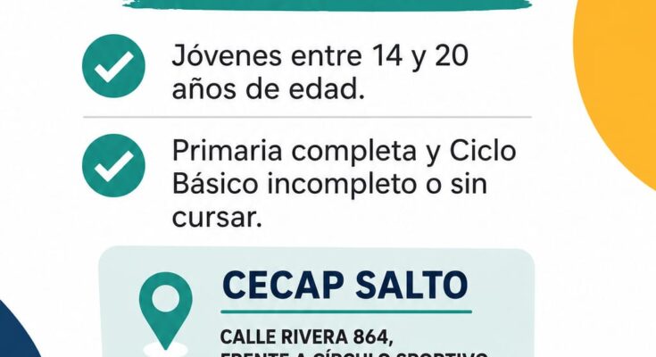 CECAP abre inscripciones para nuevos estudiantes CECAP abre inscripciones para nuevos estudiantes
