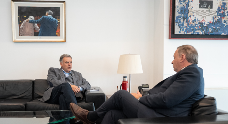 Presidente Orsi finalizó intercambios sobre política exterior con referentes partidarios