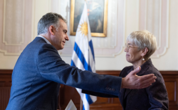 Presidente Orsi recibió cartas credenciales de embajadores de Chile, Palestina y Portugal