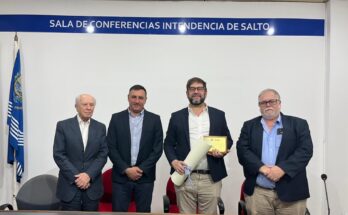 El Gobierno de Salto homenajeó al maestro organero Mario D’Amico, figura clave en la llegada del órgano a la Catedral Basílica