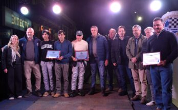 Albisu acompañó la largada simbólica del Rally y Salto vivió una gran fiesta en Plaza Treinta y Tres