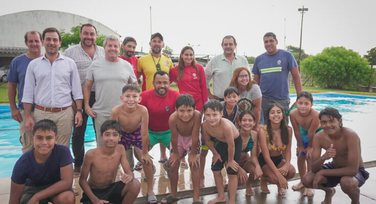 Reinauguraron la Piscina Nº 8 de Rincón de Valentín, única piscina pública del interior del departamento