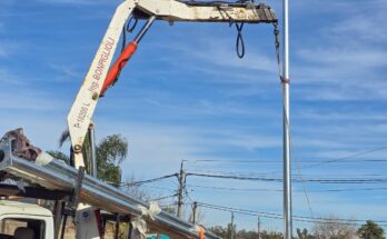 Barrio Arralde: avanzan las obras viales y la modernización del alumbrado público