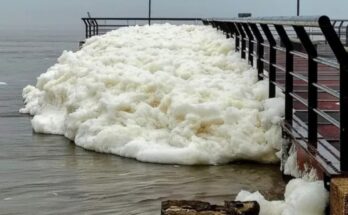 La espuma avistada en algunos sectores del Río Uruguay es de origen natural y no reviste riesgos para la salud ni el ambiente