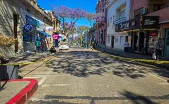 Movilidad Urbana informa: restricción de estacionamiento por trabajos de pintura en calle Uruguay