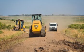 La Intendencia de Salto realiza trabajos de reparación en el acceso a Campo de Todos