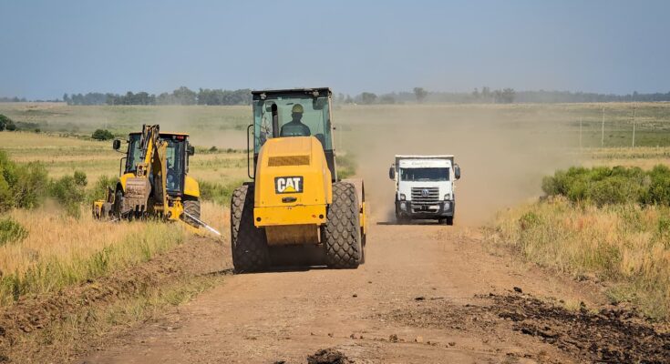 La Intendencia de Salto realiza trabajos de reparación en el acceso a Campo de Todos