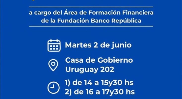 Secretaría de Juventud convoca a taller gratuito de educación financiera para jóvenes Secretaría de Juventud convoca a taller gratuito de educación financiera para jóvenes