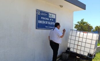 Avanzan los preparativos para la habilitación de la piscina de Rincón de Valentín