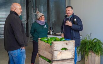 Albisu recorrió la Central Hortícola del Norte y destacó el positivo inicio de actividades