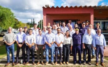 Albisu cerró en Pueblo Biassini la gira interinstitucional por el interior del departamento