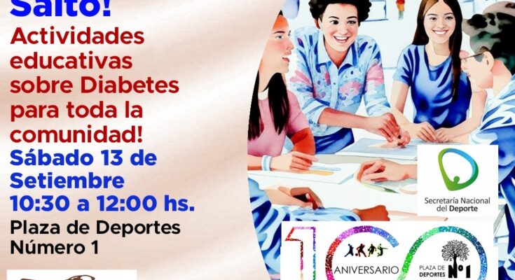 Jornada de sensibilización sobre diabetes en Plaza de Deportes Nº 1