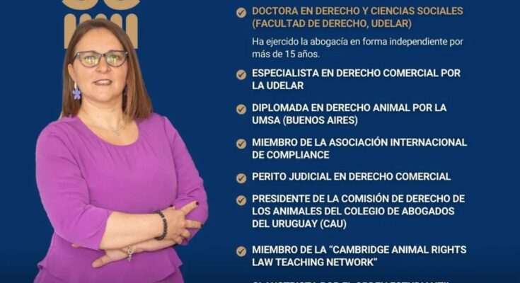 Verónica Ortiz encabeza la Lista 33 en las elecciones del Colegio de Abogados del Uruguay