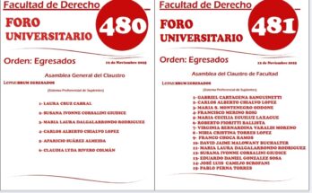 Elecciones Universitarias 2025 en Facultad de Derecho