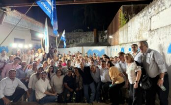 Gran plenario de la 404 en Salto con Martín Lema y su equipo