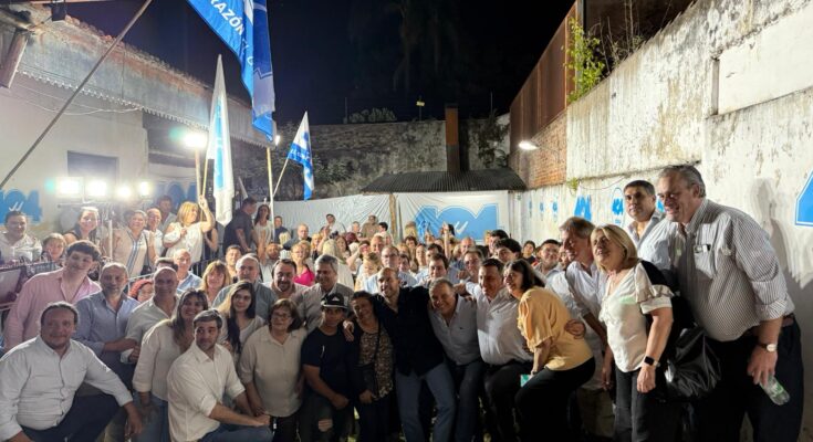 Gran plenario de la 404 en Salto con Martín Lema y su equipo