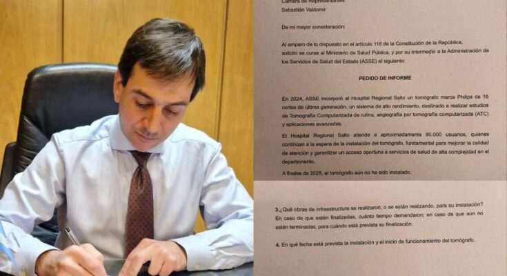 Situación del tomógrafo del Hospital Regional Salto: el diputado Constenla realizó un pedido de informe