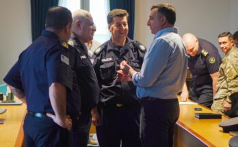 Albisu propuso la creación de una Guardia Municipal y la iniciativa fue respaldada por el Jefe de Policía de Salto