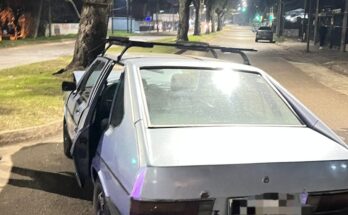 Falleció conductor tras impactar su vehículo contra un árbol en avenida Barbieri